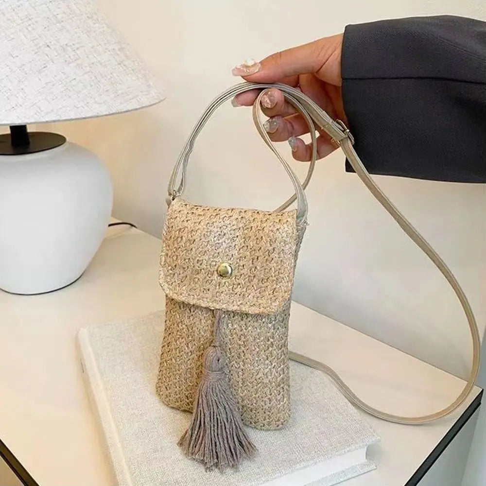 Fashionable Braided Women Straw Beach Bag