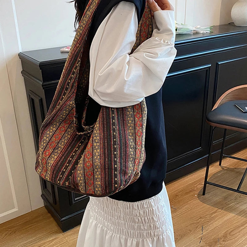 Women's Boho Chic Aztec Tote Bag