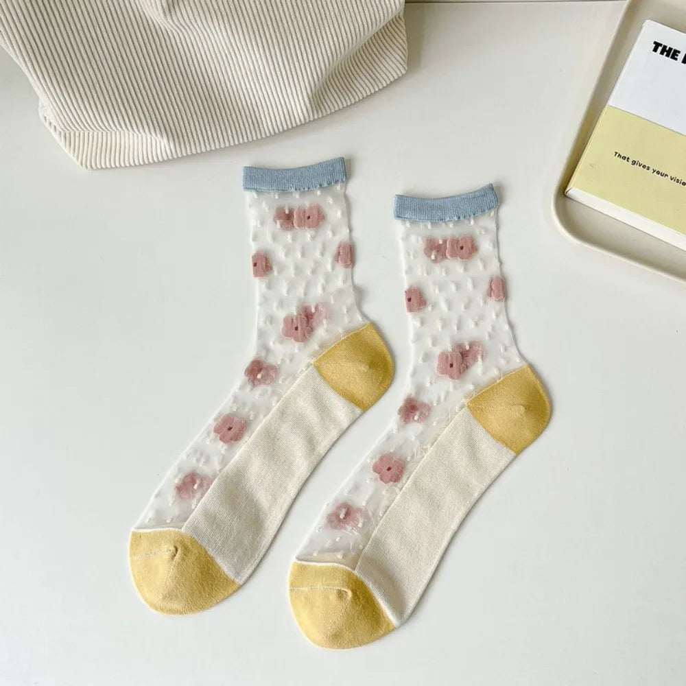 Fashion Socks For Women Summer Breathable