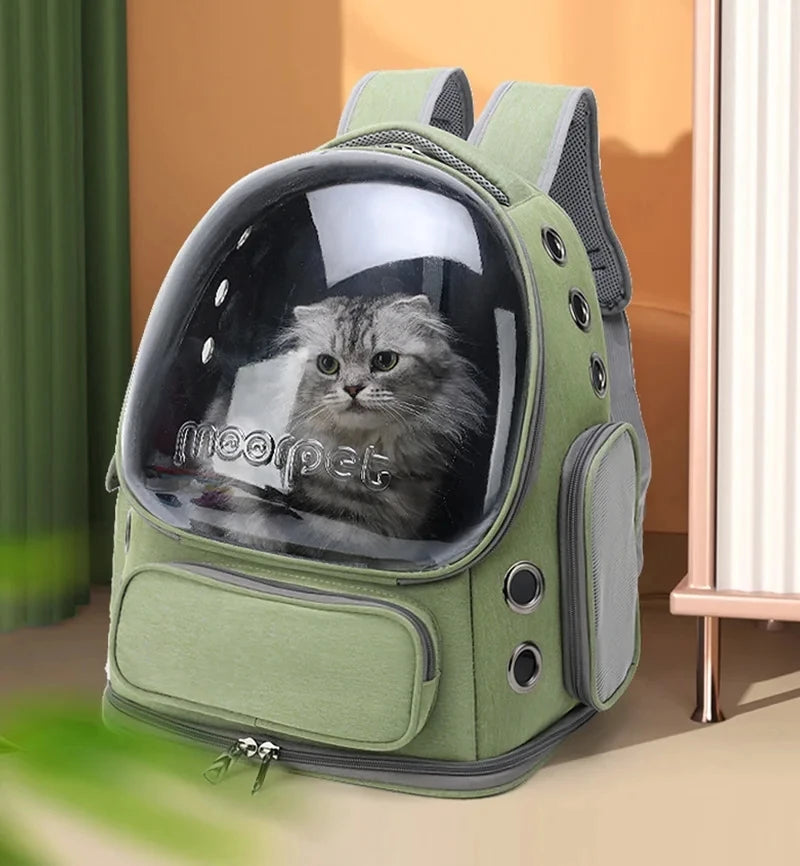 Pet Cat Carrier Bag Outdoor Travel Backpack for Cats Small Dogs Breathable