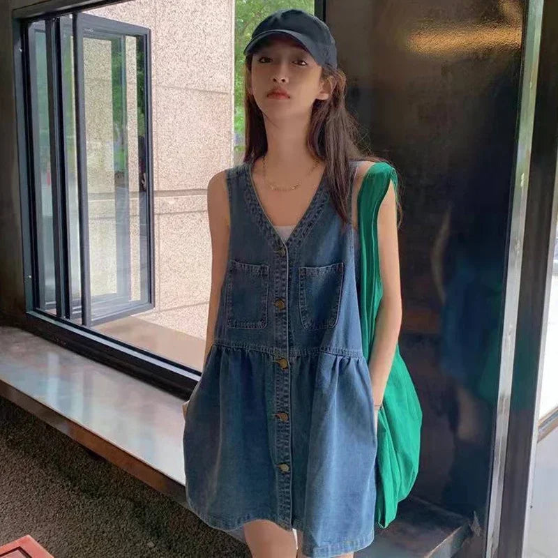 Sleeveless Strap Dress Women