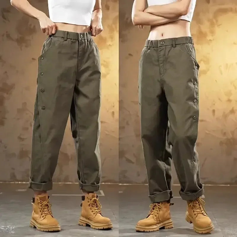 Slacks Trousers Unisex Fashion