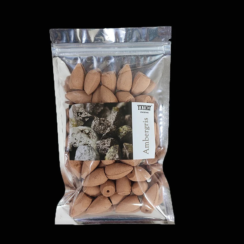 50pcs/bag Natural Waterfall Incense Cones Reflux Tower