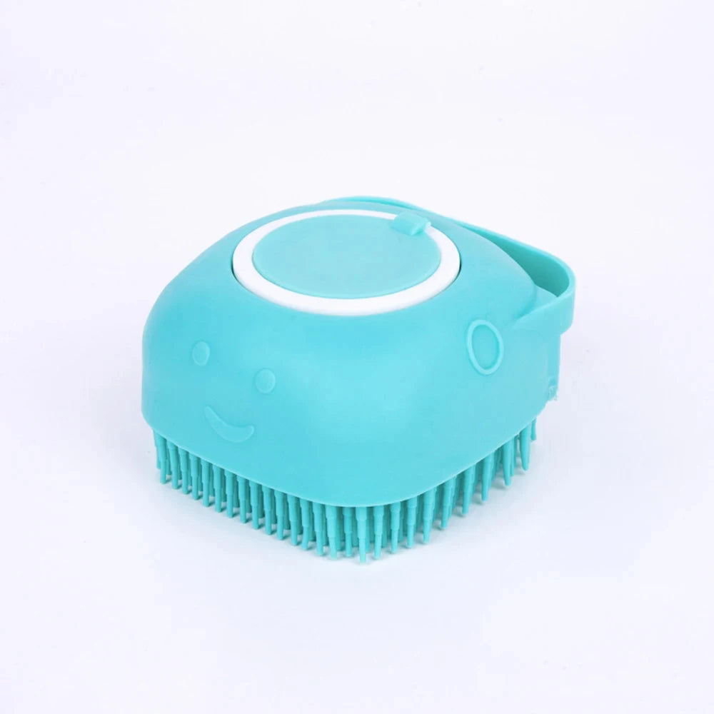 Puppy Dog Cat Bath Massage Gloves Brush