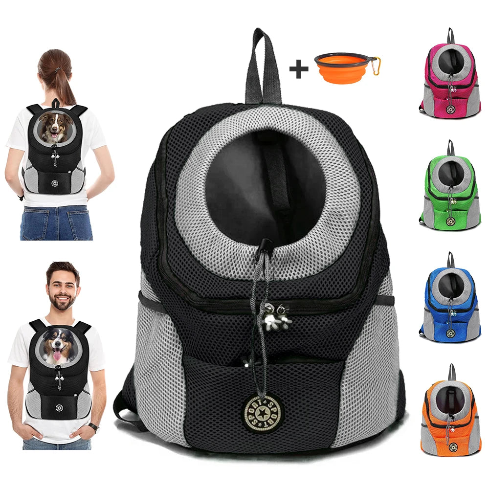 Outdoor Pet Dog Carrier Backpack Breathable Camouflage