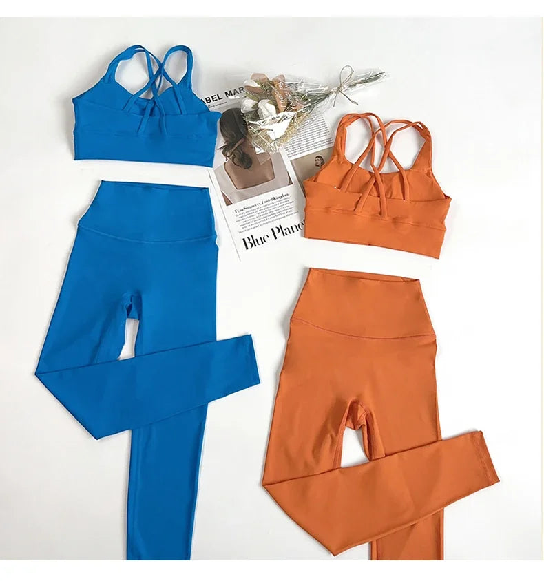 2 Pieces Yoga Set Women