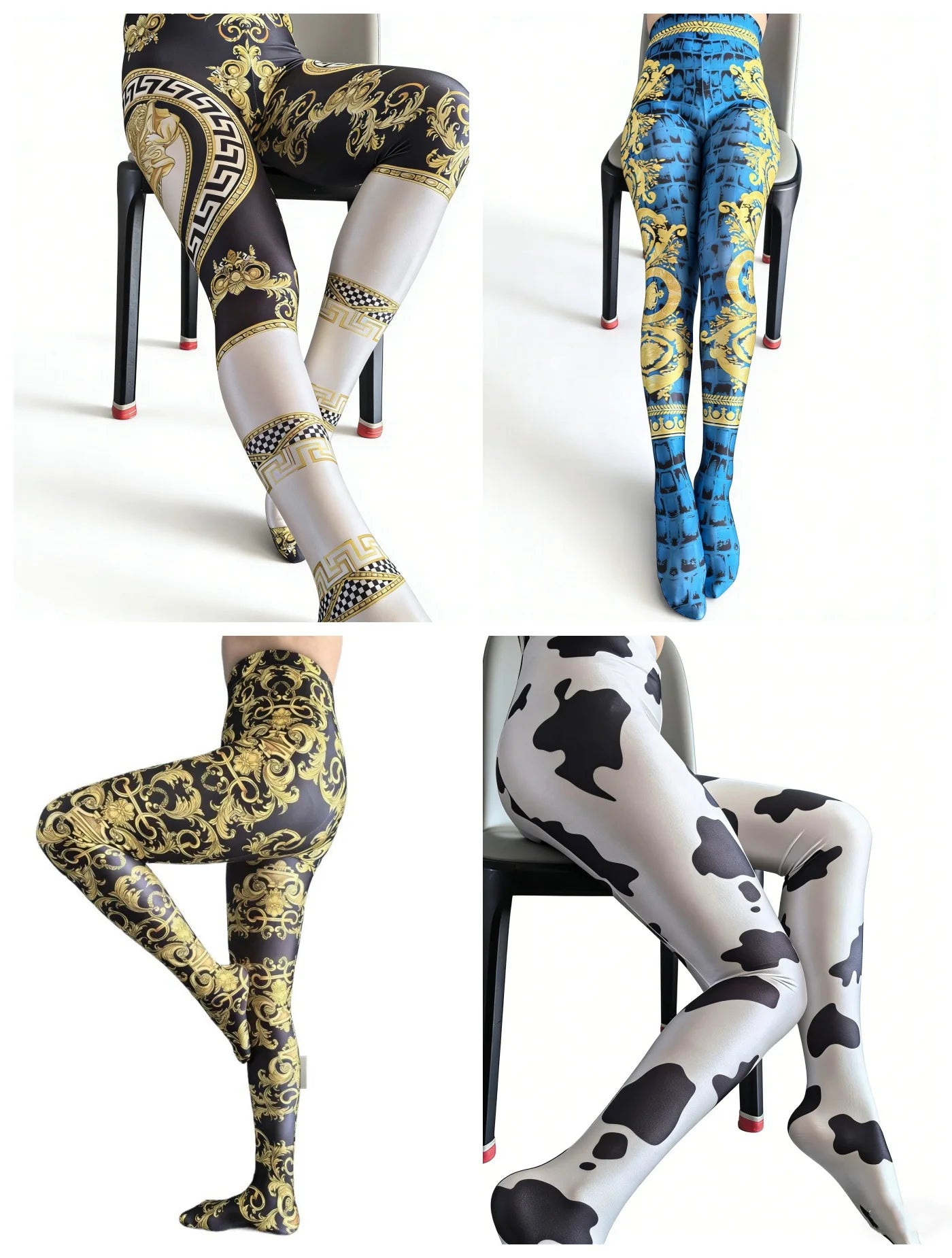 Plus Size Opaque Tights for Women