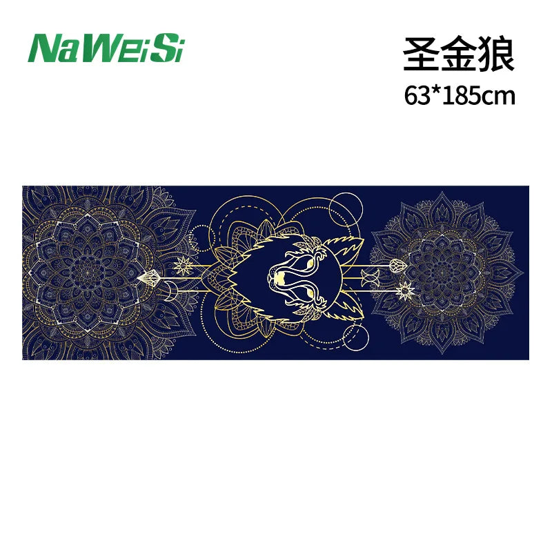 Yoga Mat Towel double-side Velvet Yoga Fitness Isolation Mat