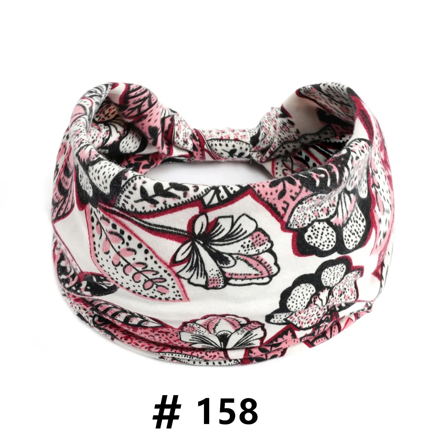 Boho Headbands for Women Cotton Wide Head Bands Stretch