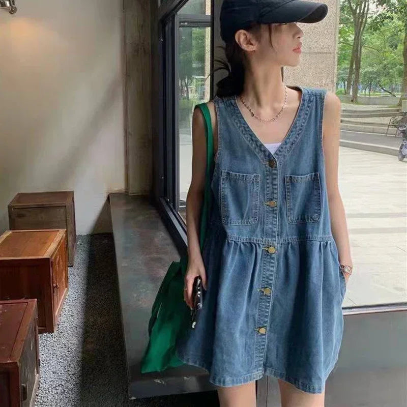 Sleeveless Strap Dress Women