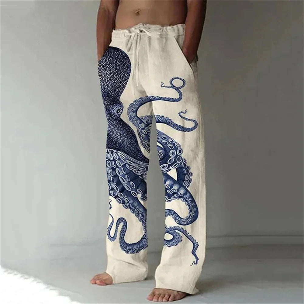 Wide New Killer Whale 3D Printed men's New Sweatpants