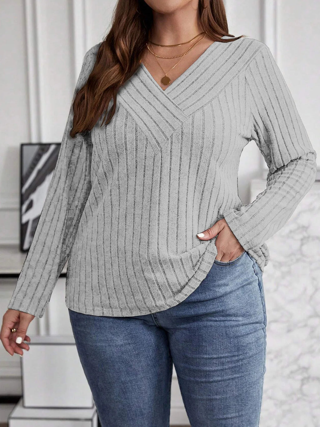 5XL Plus Size Elegant Casual Woman T-Shirt Fashion Loose