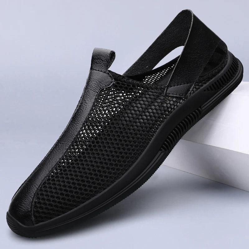 Men's Summer Casual Fashion All-Match Trendy Hollow-Out Shoes