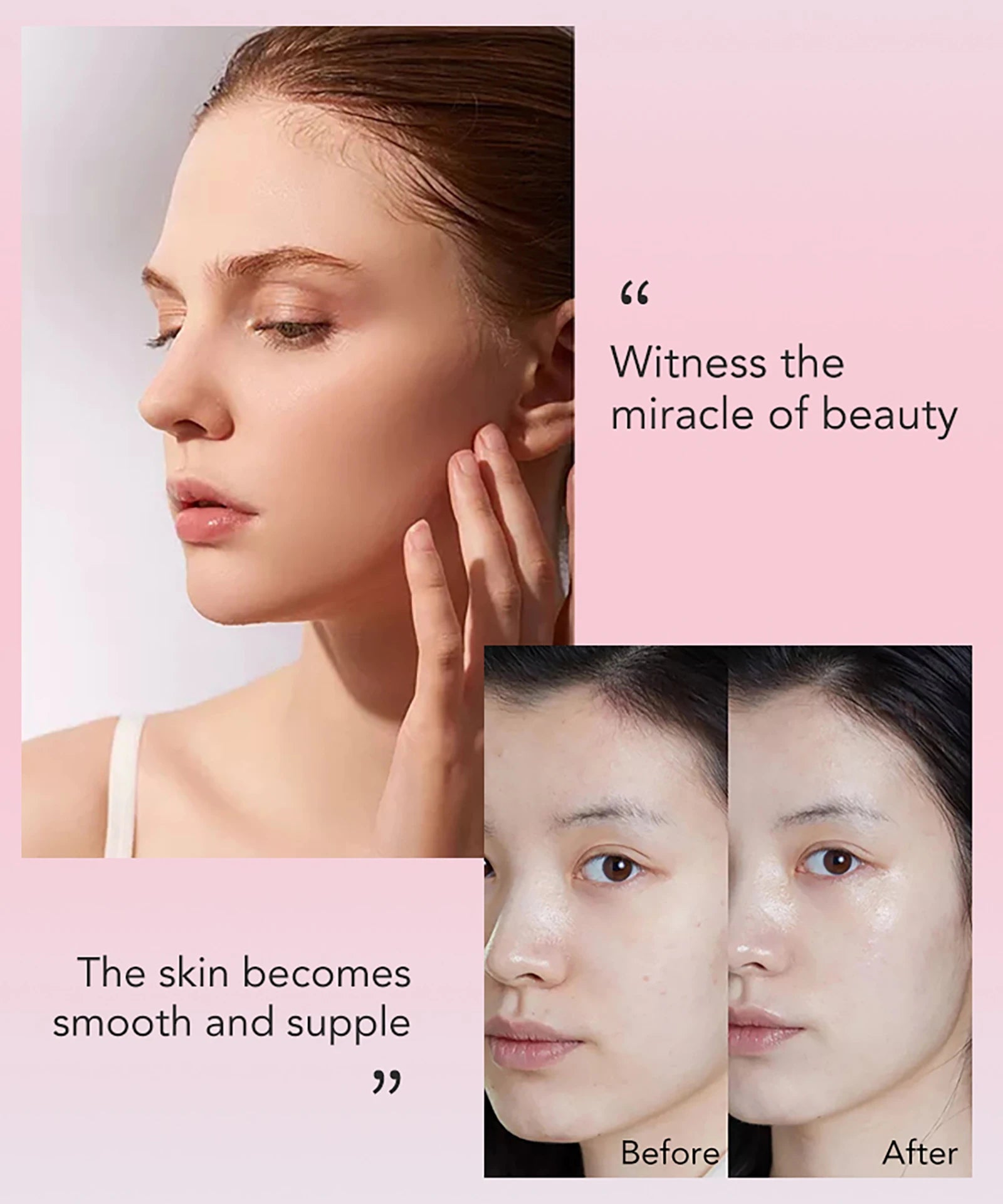AILKE Whitening Anti-wrinkle Freckle Face Cream With Collagen Hyaluronic Acid Rose