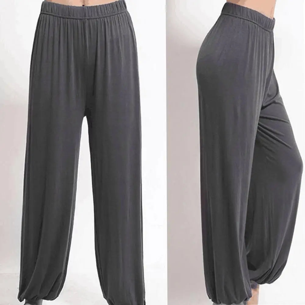 Women/Men Harem Pants Modal Yoga Loose Long Pants