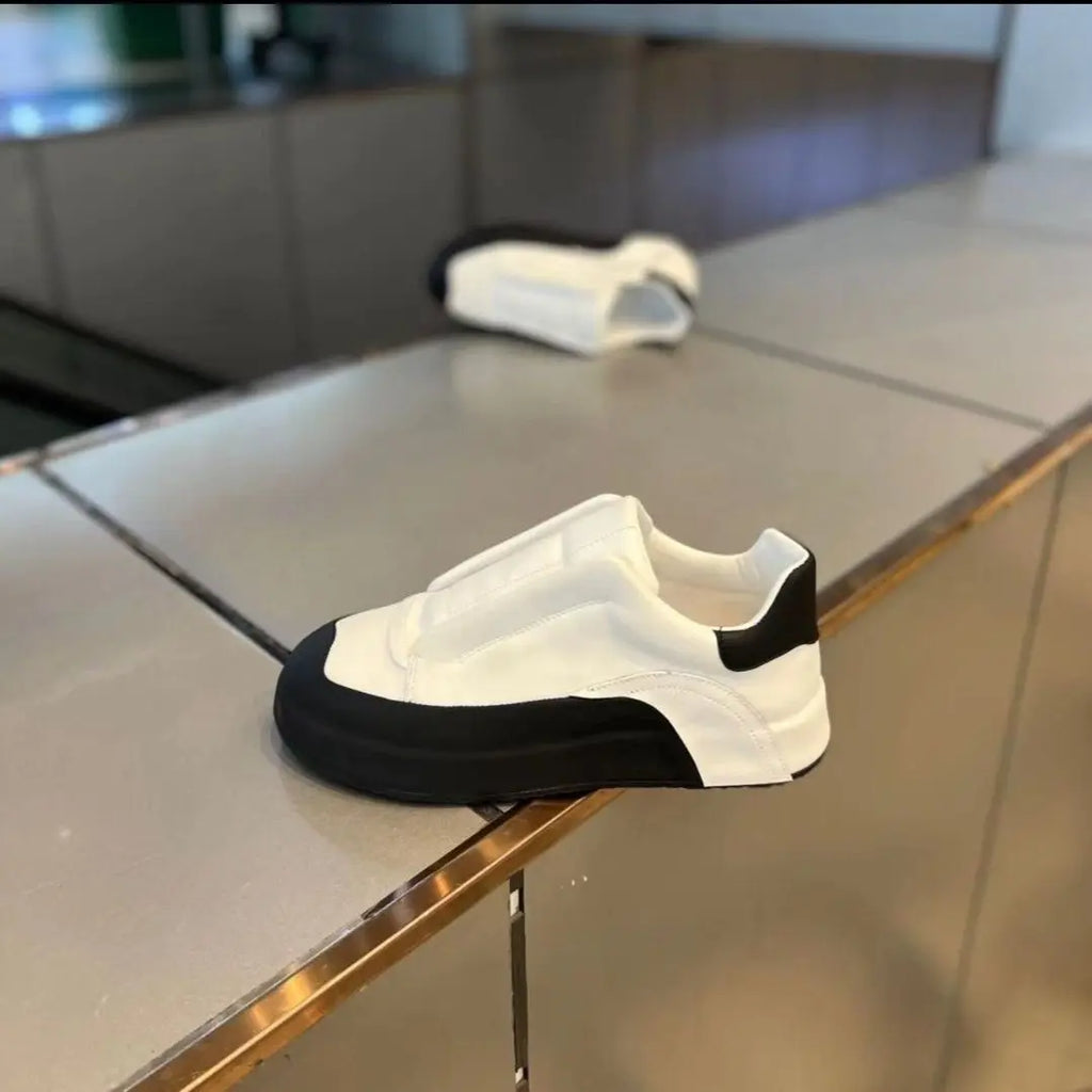 Sneakers Casual Men Cover Bottom Board Shoes