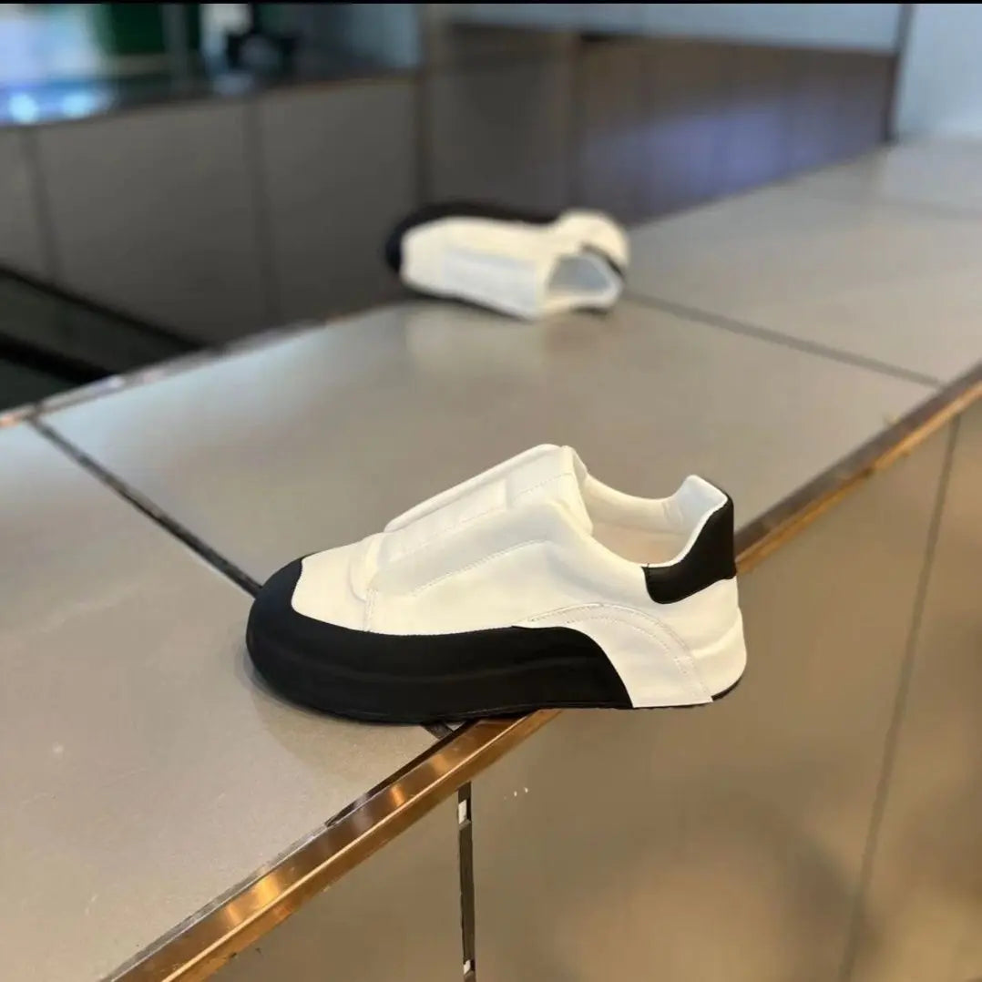Sneakers Casual Men Cover Bottom Board Shoes