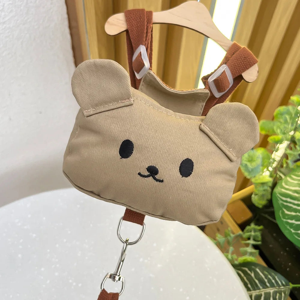 Cute Pet Shoulder Backpack Harness Leash