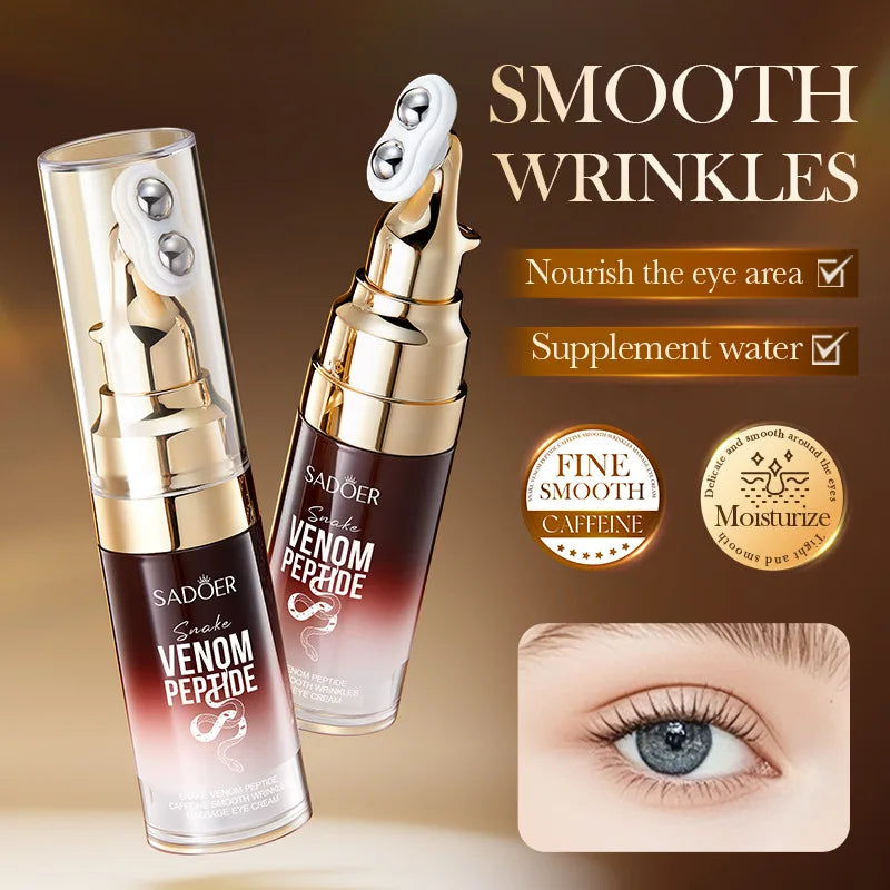 SADOER Snake Venom Peptide Caffeine Anti Wrinkle Massage Eye Cream