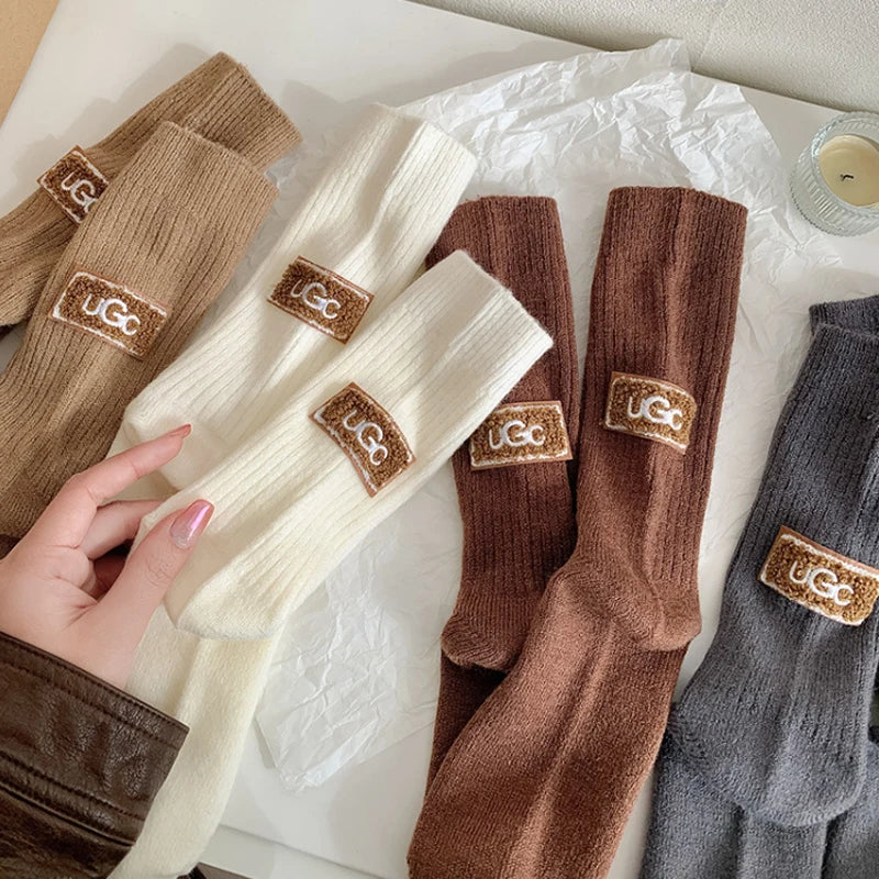 Women Autumn/winter Warm and Thick Woolen Socks