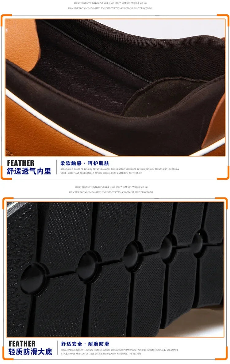 Men's Fashion Casual Shoes New British Style Gentlemen's Four Seasons