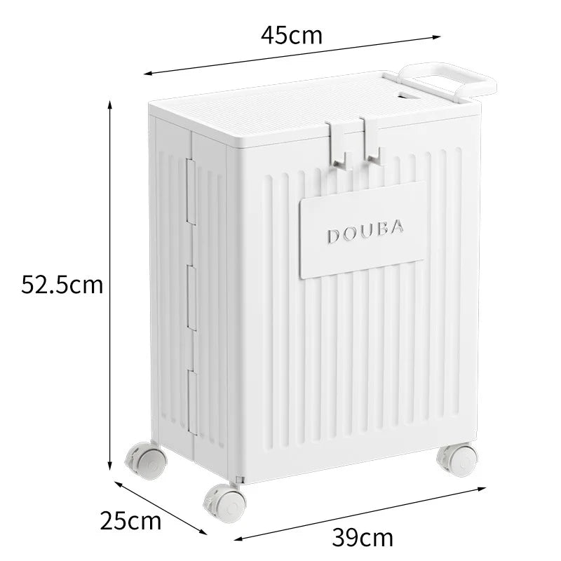 Yoga Mat Folding Storage With Wheels