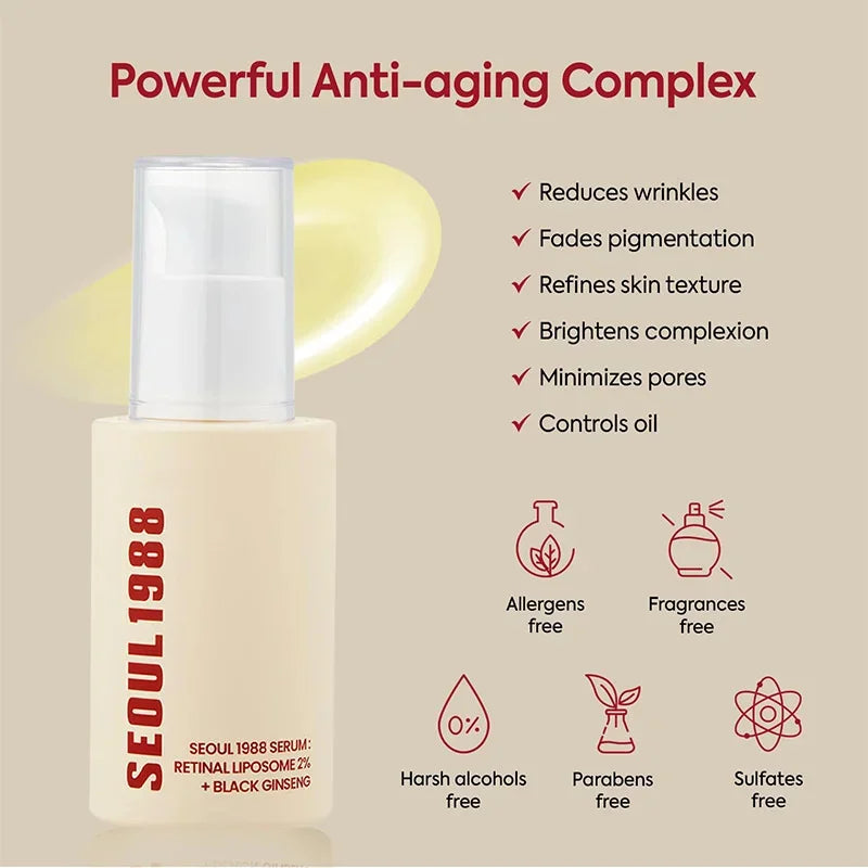Retinol Face Care Serum Black Ginseng