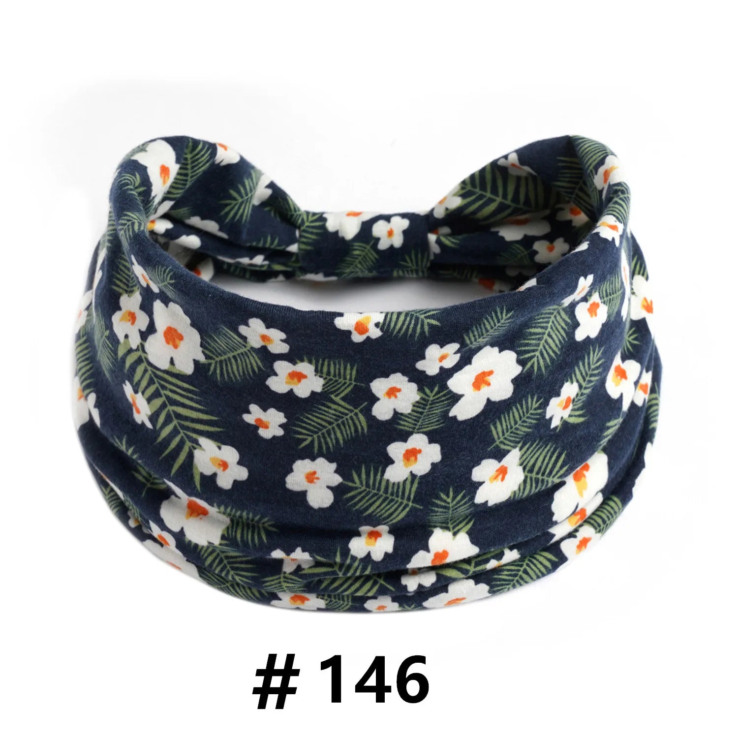 Boho Headbands for Women Cotton Wide Head Bands Stretch