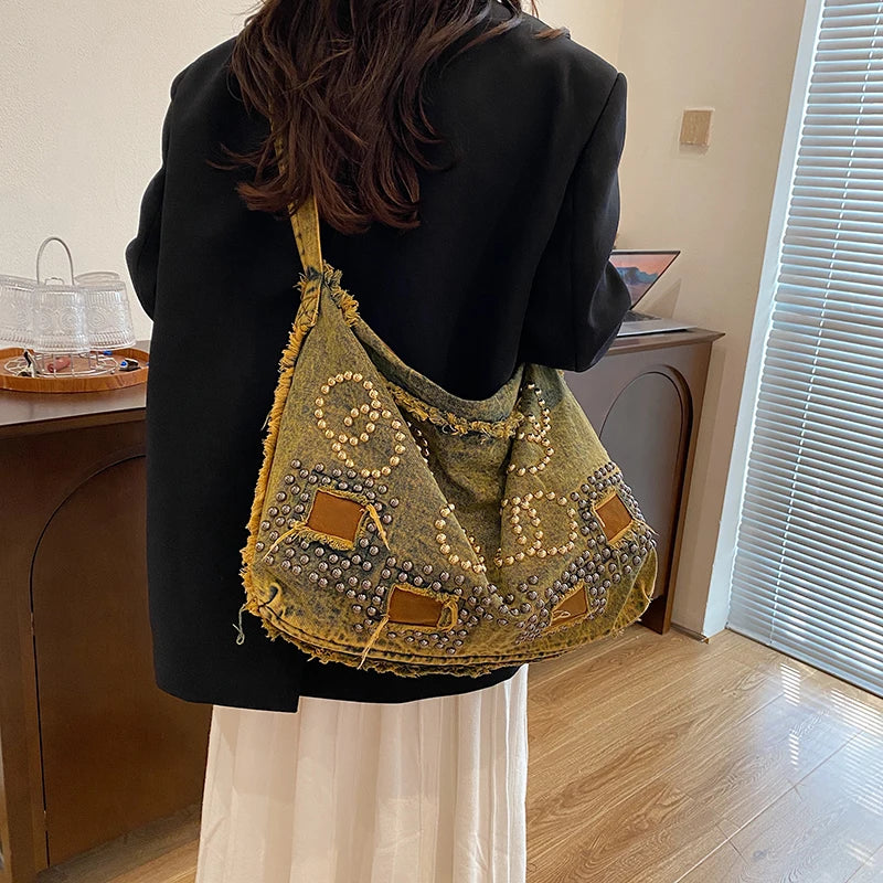 Women Bag Fashion Travel Crossbody Casual Denim Bag