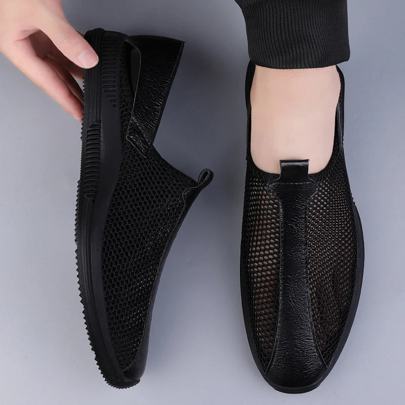 Men's Summer Casual Fashion All-Match Trendy Hollow-Out Shoes