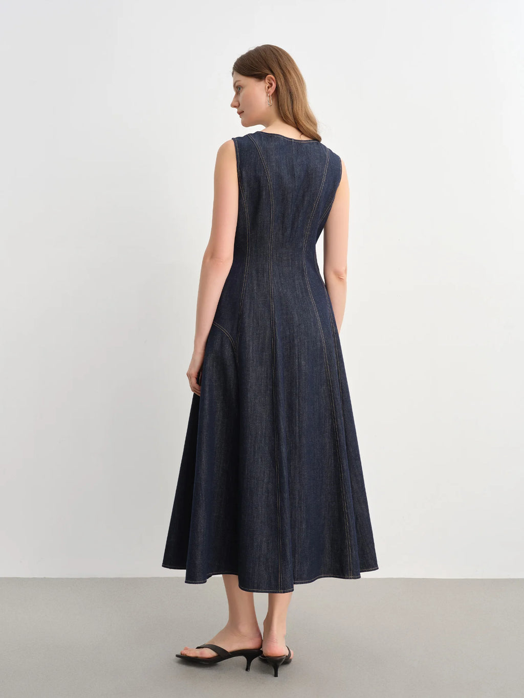 Plus Size Denim Dress Women