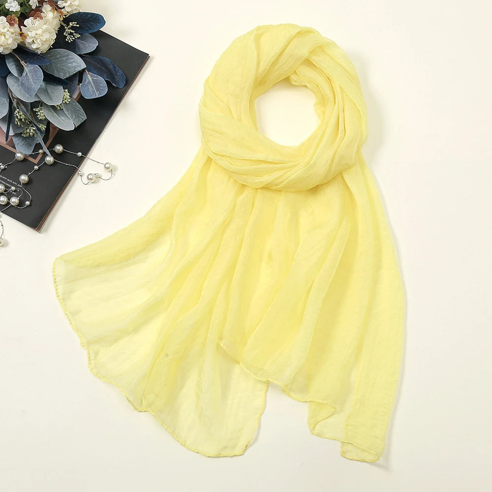 Oversize Chiffon Women Summer Shawl Sleeves