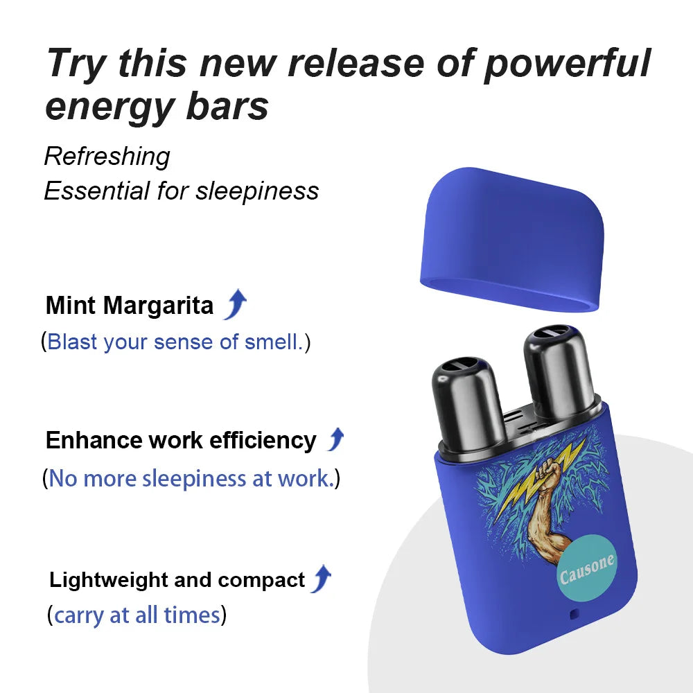 Nasal Energy Bar Energizing Aromatherapy Inhaler