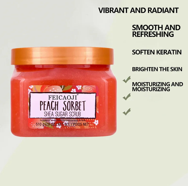 Shea Sugar Body Scrub Coconut Watermelon Rose