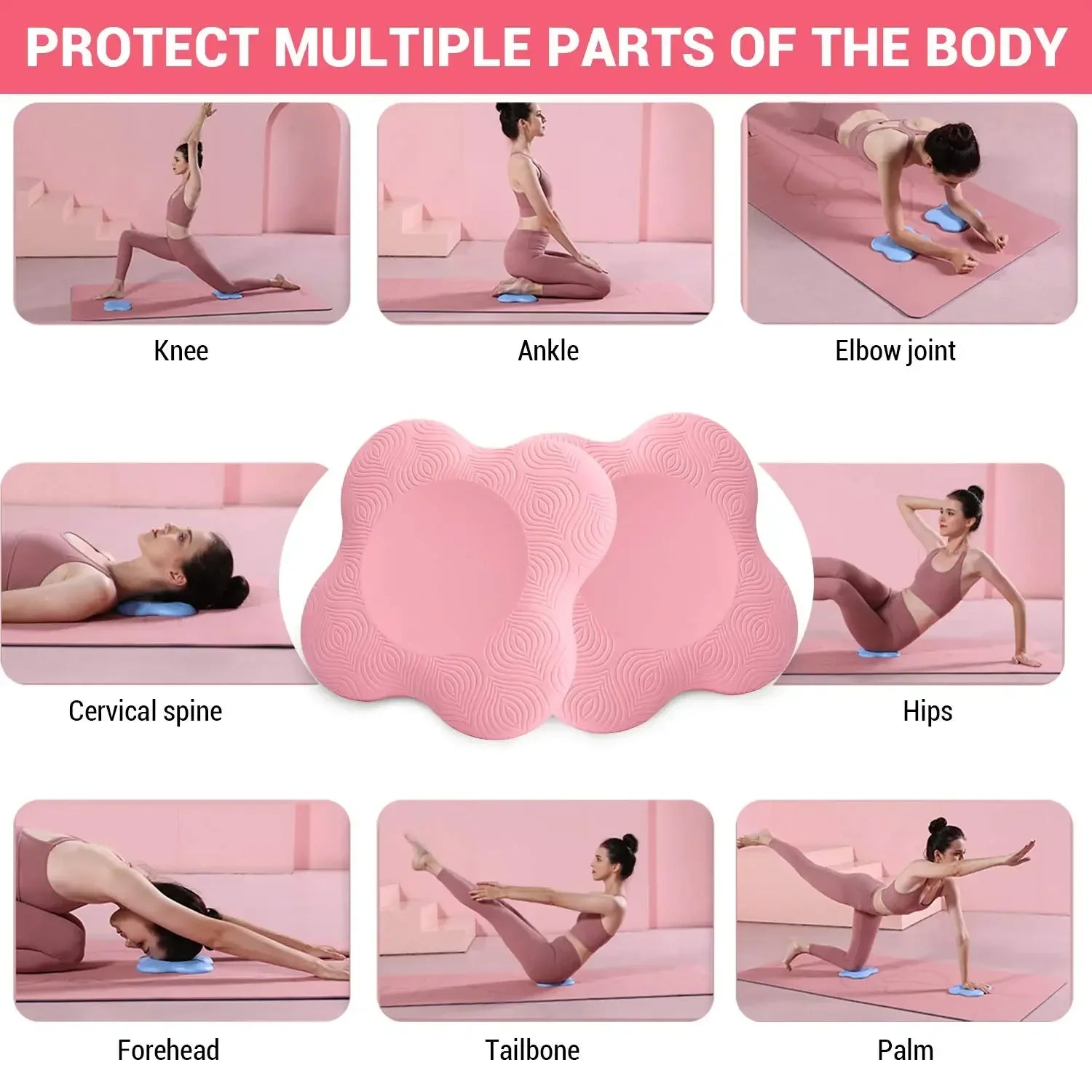 Yoga Kneeling Mat Thickened Flat Support Mat Knee Pad