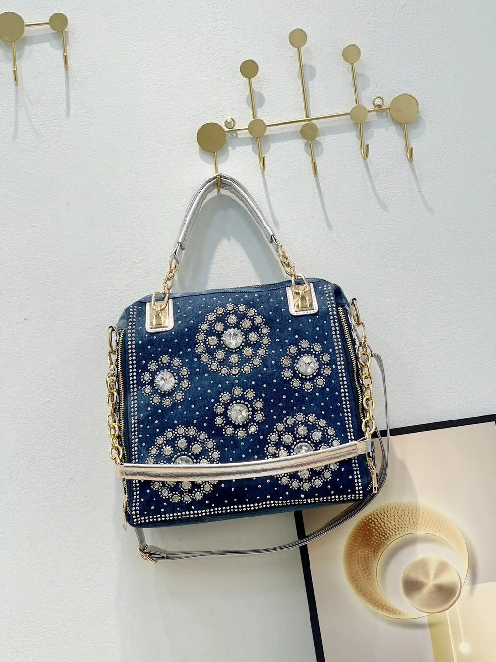 Denim jean casual women handbags