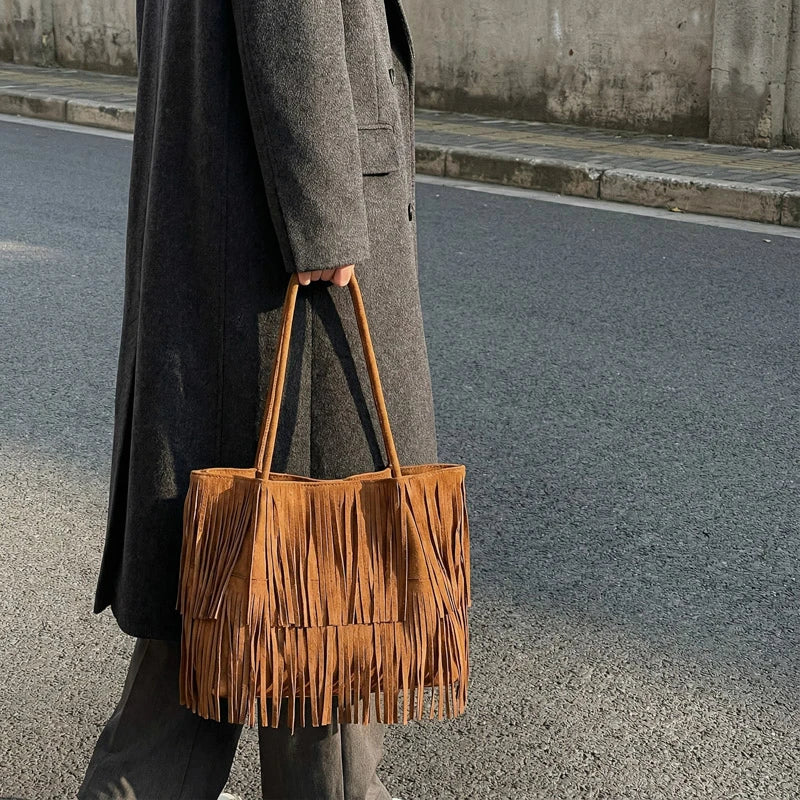 Boho Fringe Shoulder Bag
