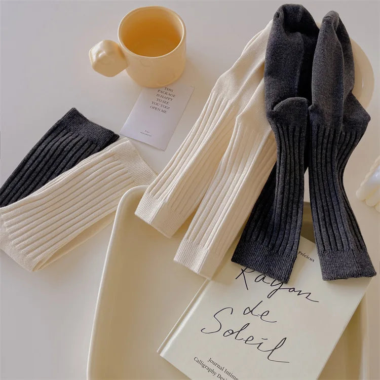 Women Casual Fashion Solid Color Black, White and Gray