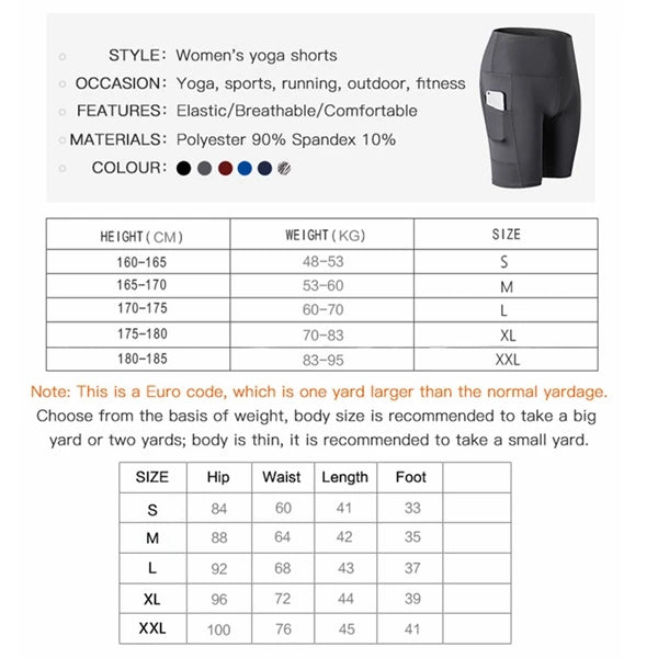 Women Yoga Shorts High Waist
