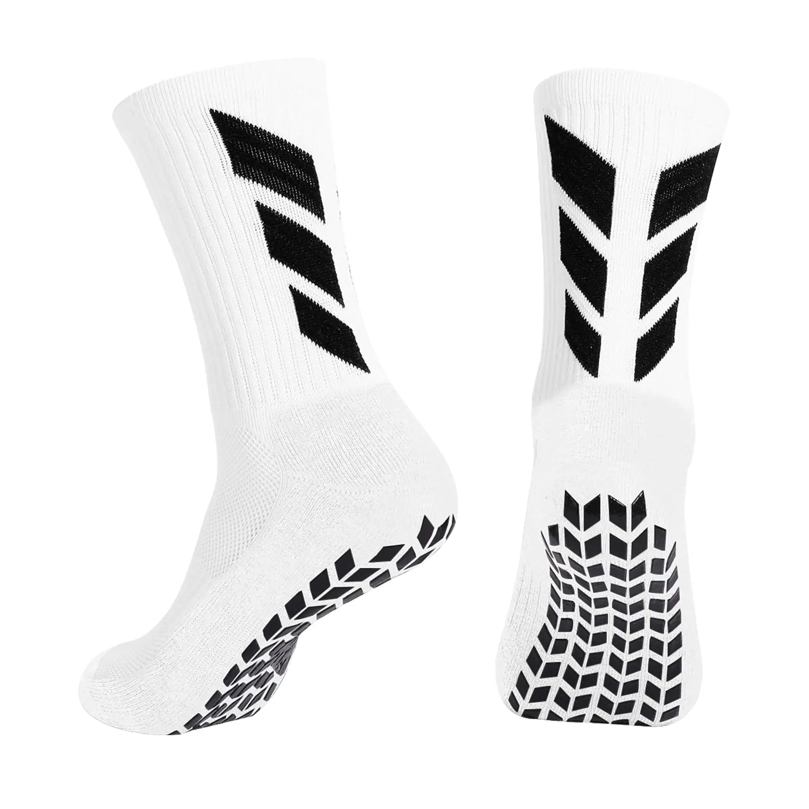 1 pair of socks football socks men's anti slip hospital yoga anti slip training sports socks