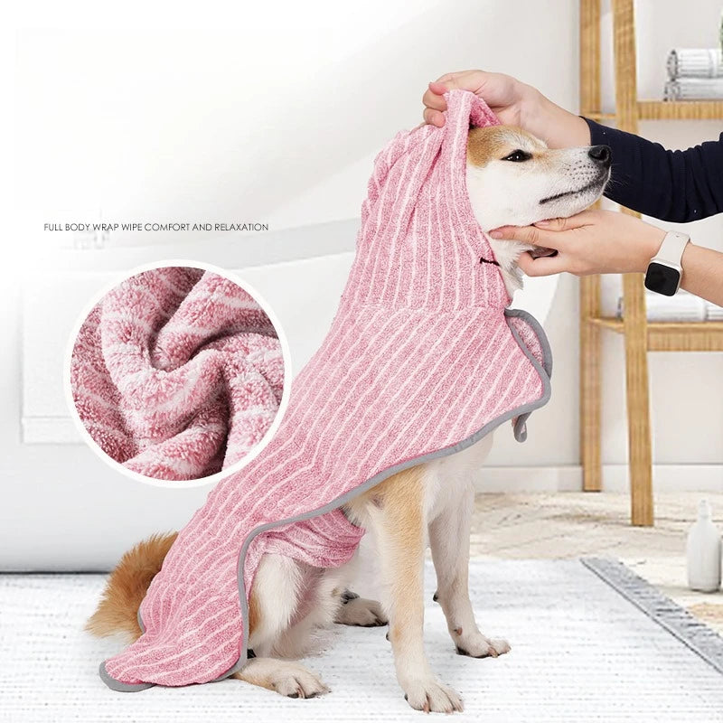 1PC New Pet Cleaning Products Dog Bathrobes Large Dog