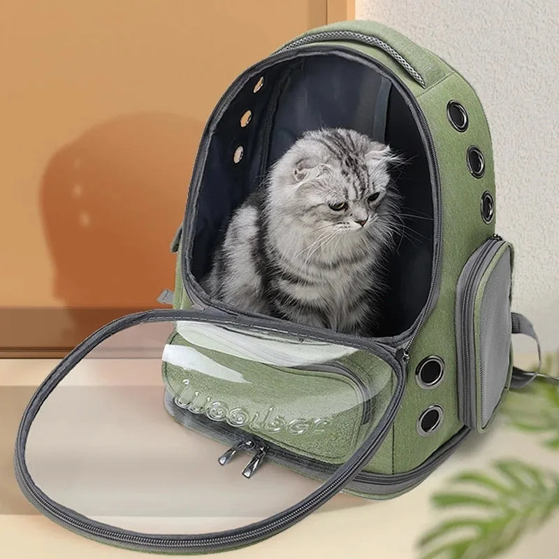 Pet Cat Carrier Bag Outdoor Travel Backpack for Cats Small Dogs Breathable