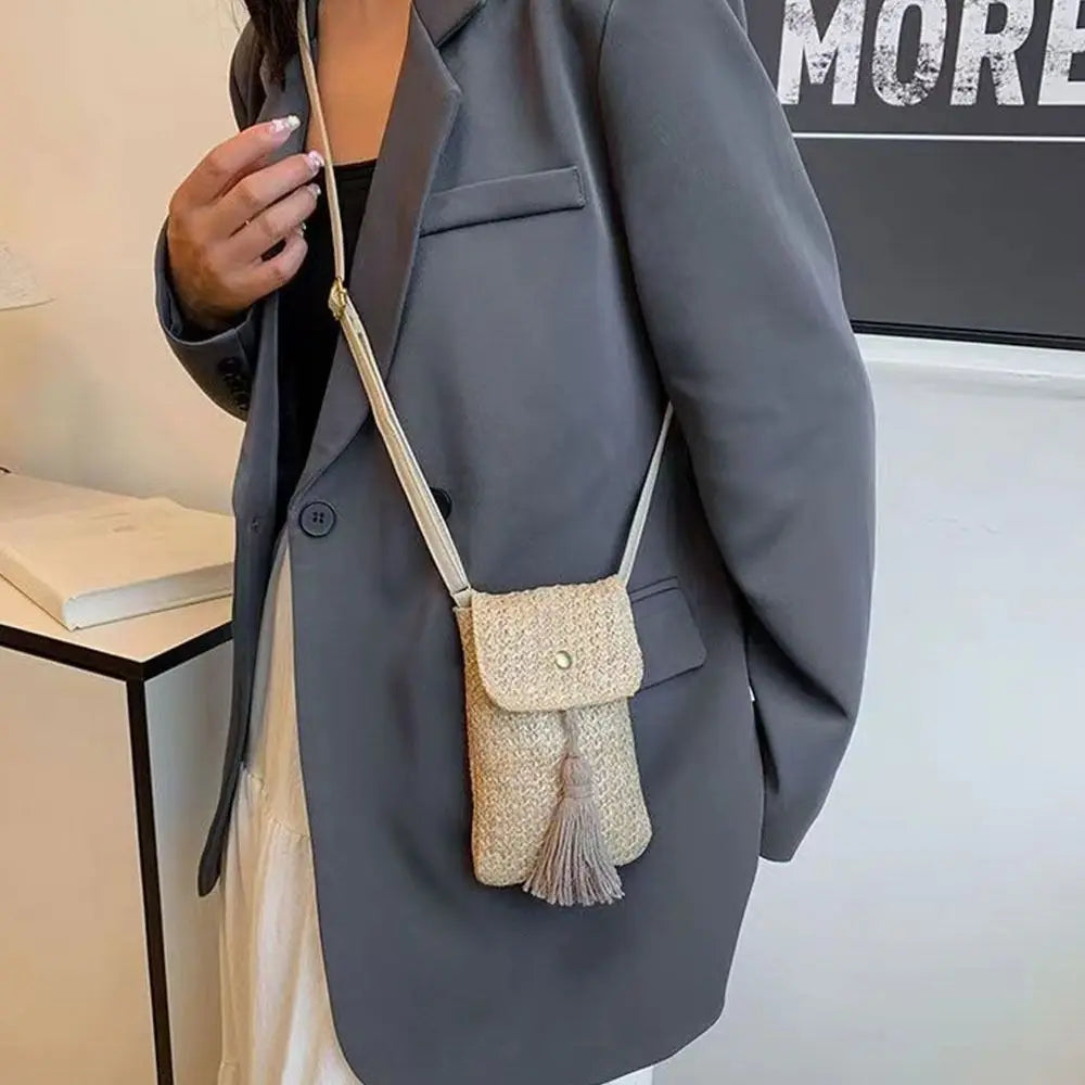 Fashionable Braided Women Straw Beach Bag