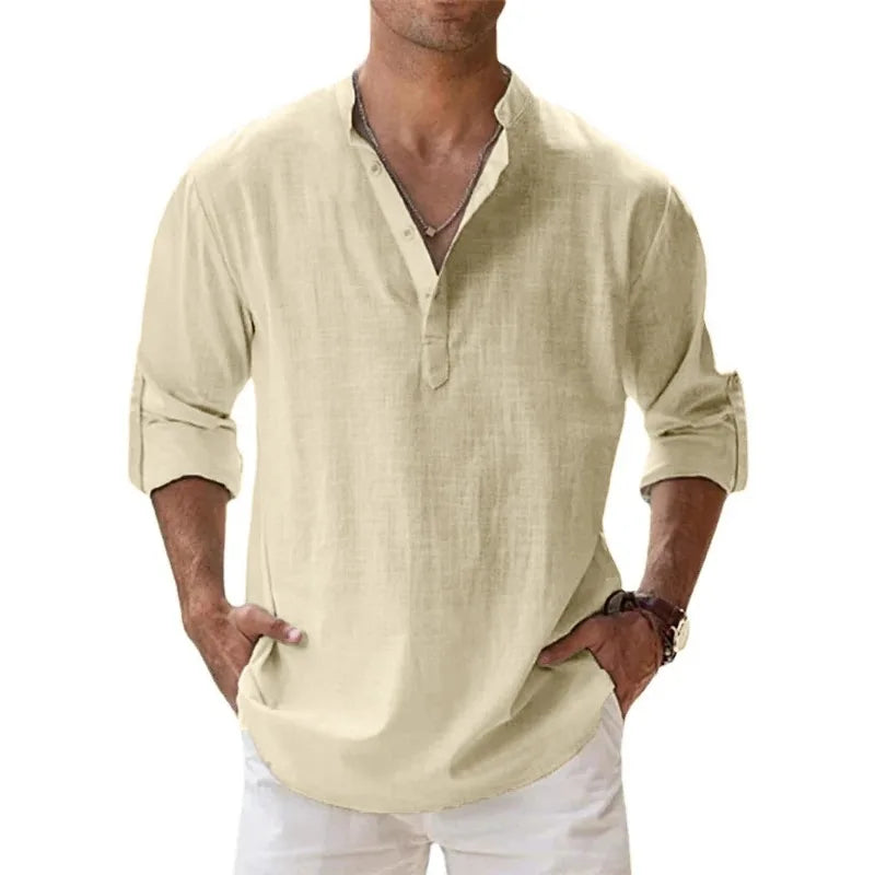 New Men Casual Shirts Lightweight