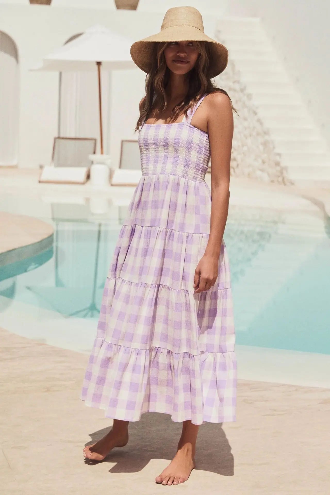 Fashion Bohemian Style Print Beach Dress
