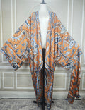 Boho Chic Plus Size Kimono Cardigan Lightweight Summer Beach Cover-Up