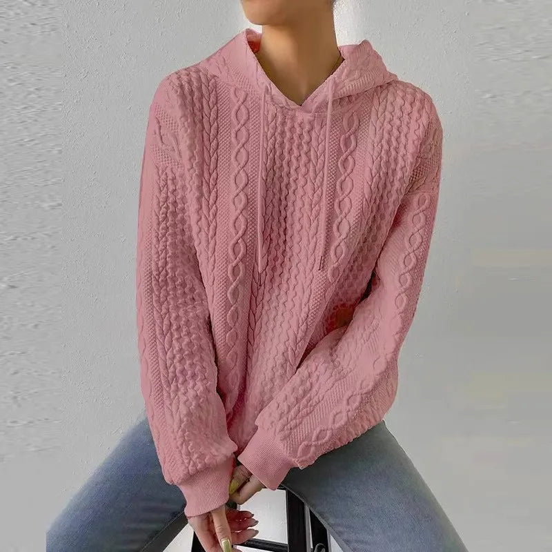 Fashionable Student Hoodie Long Sleeve Casual Sweatshirt Regular Fit Streetwear