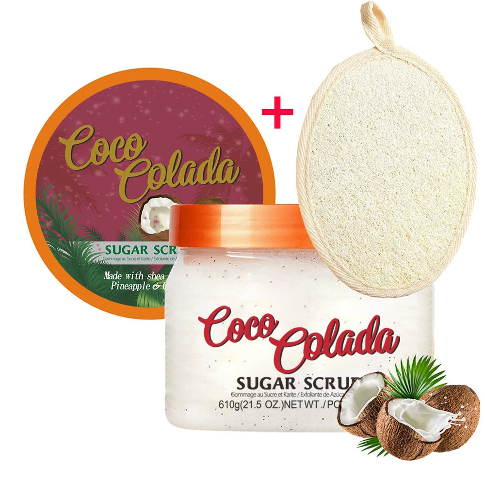 Shea Sugar Body Scrub Coconut Watermelon Rose