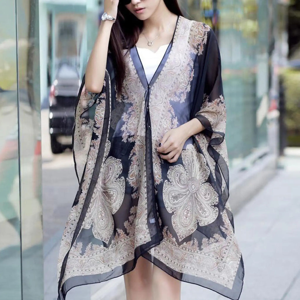 2026 Women Summer Chiffon Sun Protection Shawl