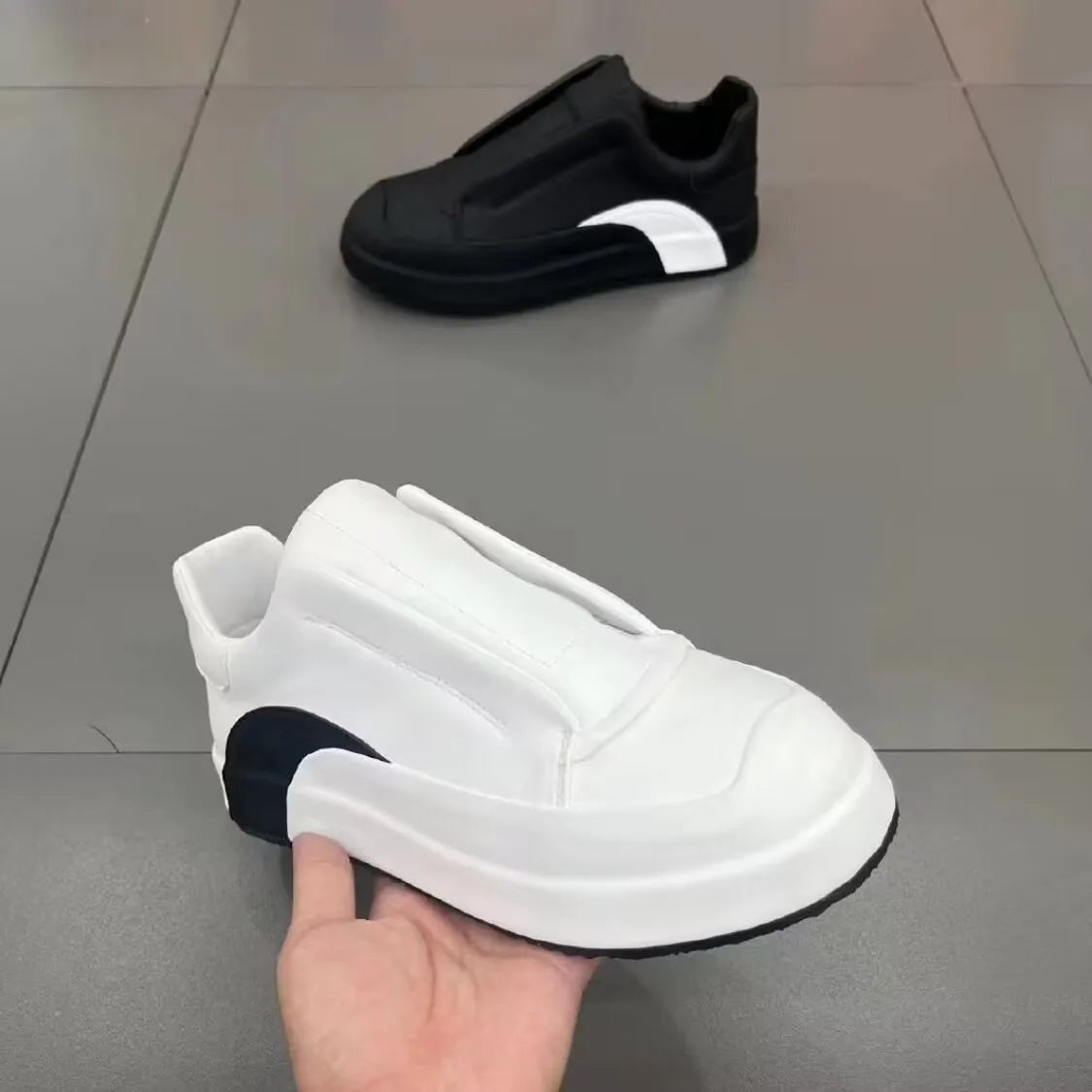 Sneakers Casual Men Cover Bottom Board Shoes